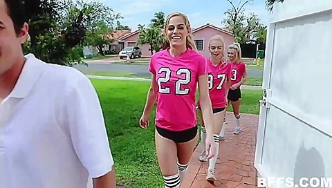 Penalty Cum Shot With Aspen Celeste, Riley Star And Ricky Spanish