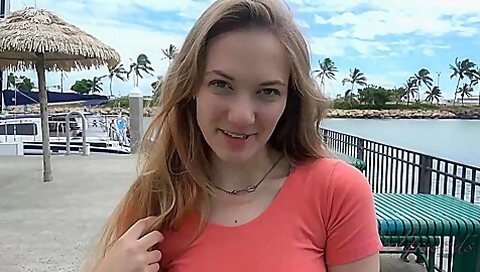 Samantha Hayes In Her Hand Takes Care Of Your Cock After An All Day Water Play