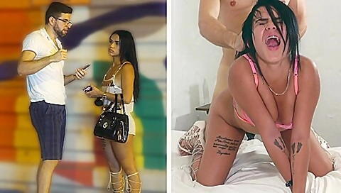 Colombian Gold Digger teen 18+ Is Shown No Mercy