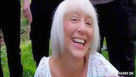 Sexy Granny Sucks Stranger Cocks