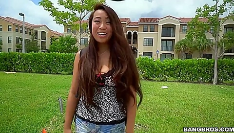 Sasha Catches A Ride And Some Cock With Sasha Yamagucci